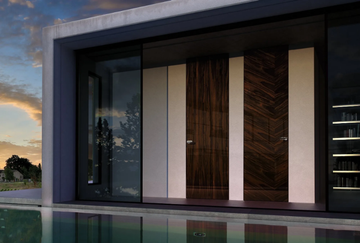 TABULA ZERO - Hinged flush-fitting wooden door by Ghizzi & Benatti - view 3